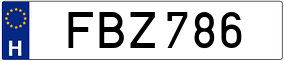 Truck License Plate